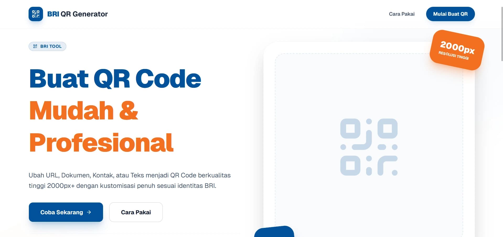 BRI QR Code Generator